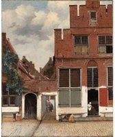 Diamond painting - Gezicht op huizen in Delft van Johannes Vermeer - Oude meesters - Geproduceerd in Nederland - 60 x 90 cm - dibond materiaal - vierkante steentjes - Binnen 2-3 werkdagen in huis