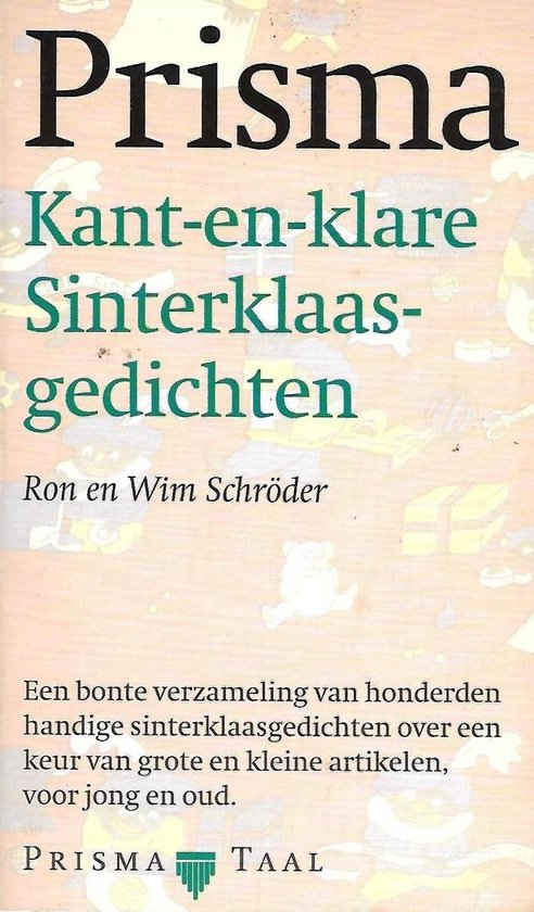 domein rekken begrijpen Kant-en-klare sinterklaasgedichten, Ron Schroder | 9789027431288 | Boeken |  bol.com