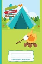 Camping Fun: Wide Ruled