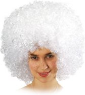 Carnival Toys Pruik Color Pop Dames Synthetisch Wit One-size