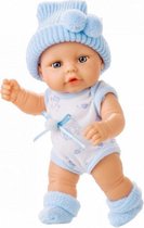 babypop kleertjes Mini Baby textiel blauw