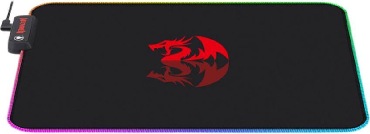 Redragon Pluto Gaming Muismat - RGB  - Non-spill en waterproof muismat - Black Friday - cadeau voor gamers