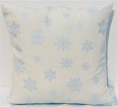 By Eef-sierkussenhoes-45x45-handgemaakt-jacquard-lurex-blauw-wit-set van 2