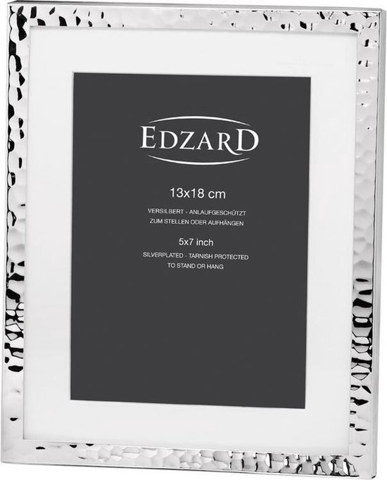 Edzard Fano - Fotolijst - Zilver - Passepartout - 13 x 18