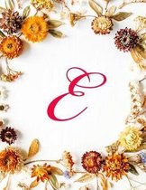 E: Monogram Initial Genkouyoushi Notebook