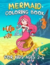 Mermaid Coloring Book for Kids Ages 2-4