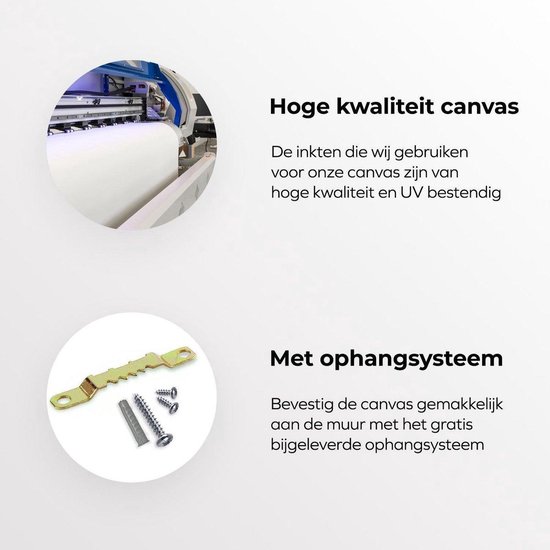 Artaza - Peinture sur toile - Cerf dans la forêt - 40 x 40 - Klein - Photo sur toile - Impression sur toile