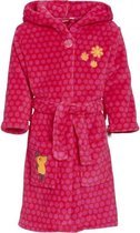 badjas Muis meisjes fleece rood/roze maat 110/116