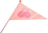 Dyto | Fietsvlag | Roze | Meisjes | Kinderfiets | Veiligheid | 160cm