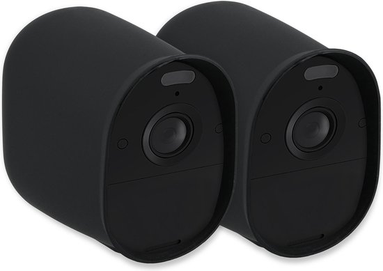 kwmobile 2x hoesje geschikt voor Arlo Essential Spotlight - Siliconen hoes voor beveiligingscamera - Beschermhoes in zwart van kwmobile — afbeelding 5