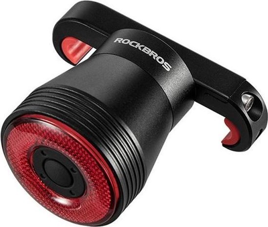 Rockbros Fietsachterlicht - Fietslamp - Fietsverlichting - Remlicht - Smart  - USB -... | bol.com