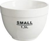 Saladeschaal Klein Wit/Zwart Porselein Ø 18 cm - 1.5 L