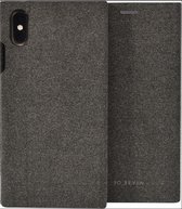 So Seven Premium Gentleman Book Case iPhone XS Max - Antraciet