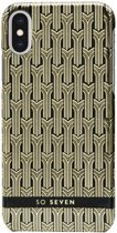 So Seven Paris Back Case - Geschikt voor Apple iPhone X/XS (5.8") - Goud