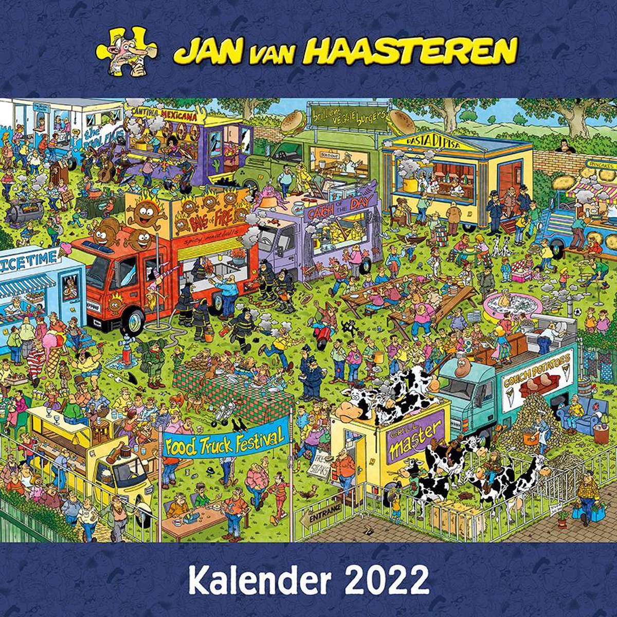 Kalender - 2022 - Jan van Haasteren - 30x30cm