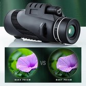 WiseGoods Premium Outdoor Telescoop - Verrekijker - Monokijker - Monoculair Verrekijkers - Spotting Scope - Zwart