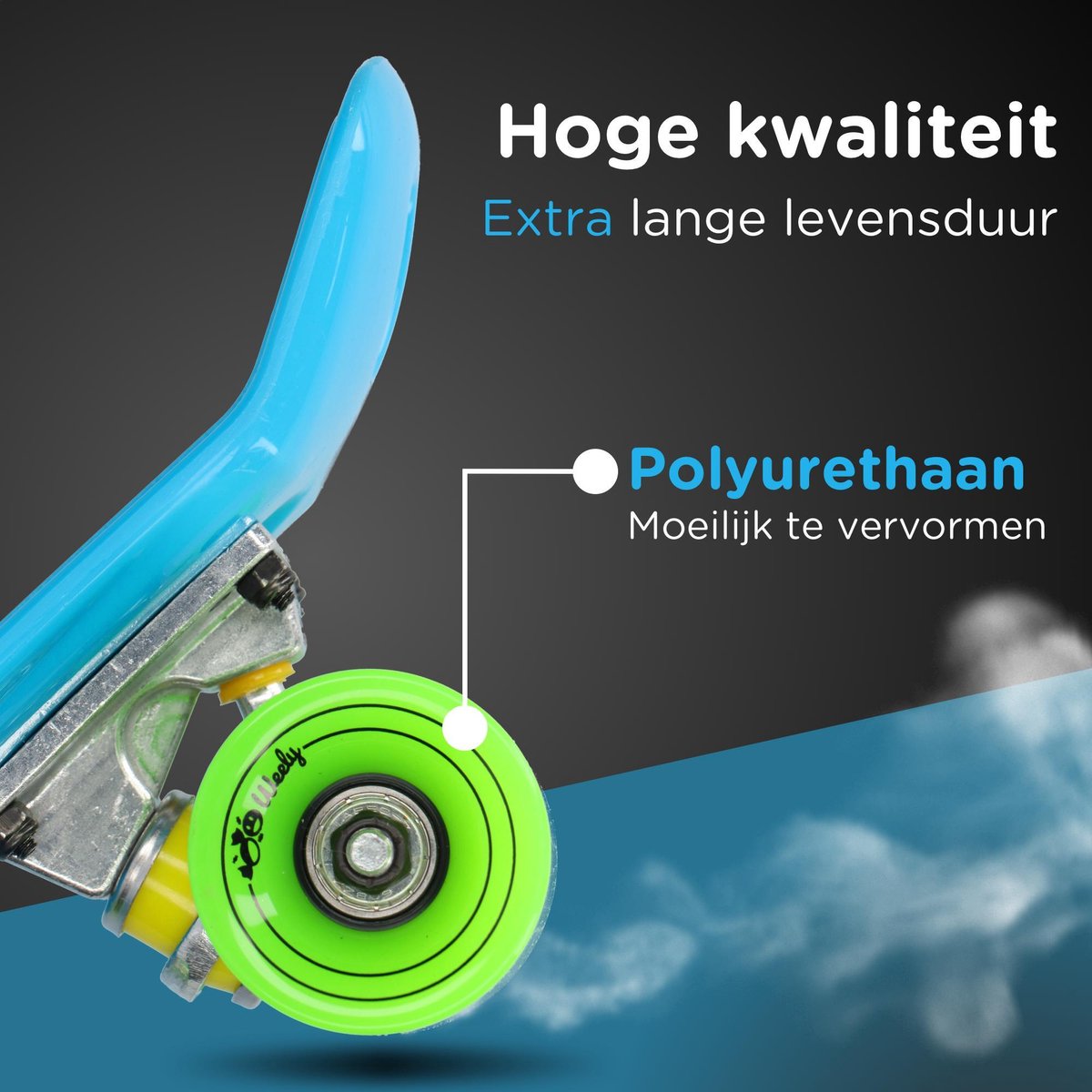 Weely® Skateboard Inclusief Tas & Skate Tool – Skateboard Jongens – Skateboard Meisjes – Skateboard Volwassenen – Penny Board — afbeelding 2