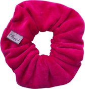 Ellastiek Scrunchies - Fel Roze Velour - Scrunchie - Handmade in NL