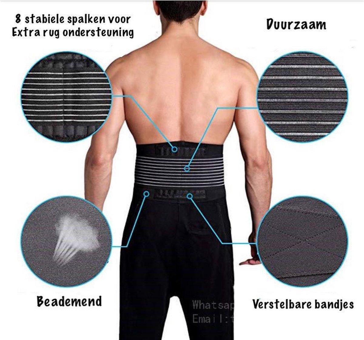 Rugbrace - Rub band - onderrug brace - rugband | bol.com