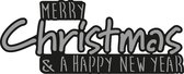 Marianne Design Craftables Snijmallen - Merry Christmas