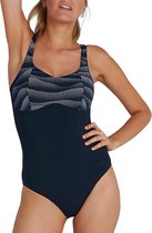 Speedo LunaLustre  Sportbadpak - Maat 50 Volwassenen - navy