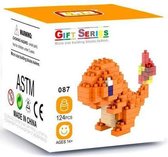 Bouw je eigen Charmander pokemon figuur speelgoed + inclusief pokeball GO - figuren - bekend van de kaarten en TV - Jongen & meisjes - cadeau tip