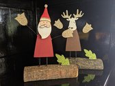 Kerstboom- hert- rood- bruin- decoratie