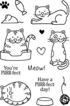 Cats Clear Stamps