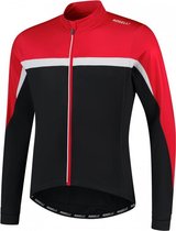 Rogelli Course Fietsshirt - Lange Mouwen - Heren - Zwart, Rood, Wit - Maat 5XL