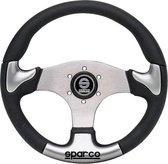 Race stuurwiel Sparco P222 Zwart Ziverachtig