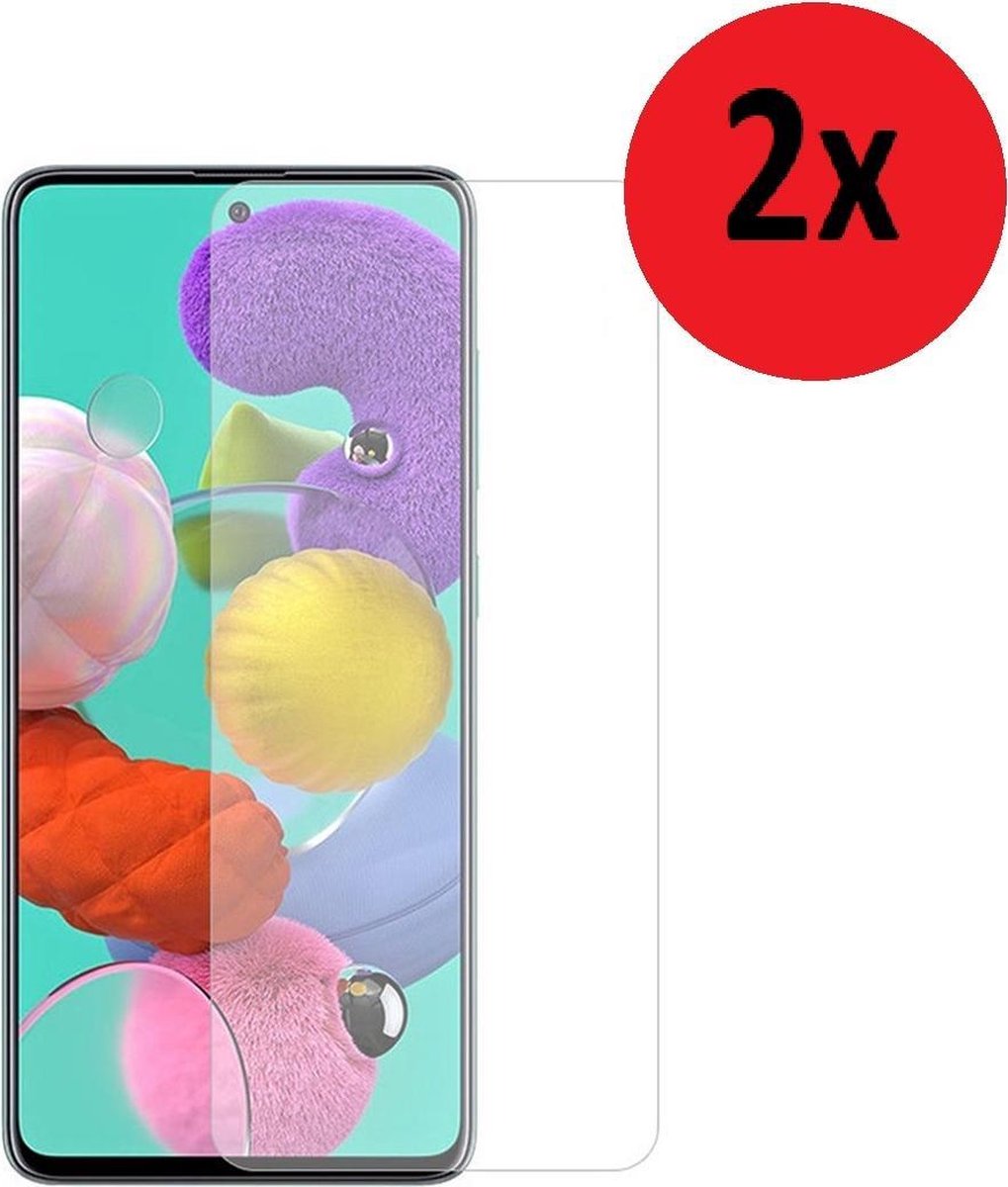 Geschikt voor Samsung Galaxy A52s 5G Screenprotector - A52s 5G Tempered Glass 2x