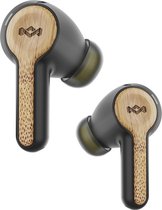 House of Marley Rebel Bluetooth Oordopjes  - 30+ uur - 2 EQ instellingen - Volledig draadloze oortjes - Draadloos opladen - Zwart