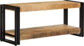 Tv meubel massief mangohout 90x30x40 cm