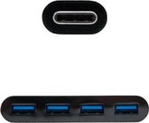 Adapter USB C naar USB NANOCABLE 10.16.4401-BK (10 cm) Zwart