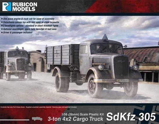 Afbeelding van het spel SdKfz 305 3-ton 4x2 Cargo Truck