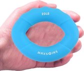 MAXSOINS MXO-7562KD siliconen handgreep voor kinderen Olijfvorm revalidatie vingergreepring, specificatie: 20LB (blauw)