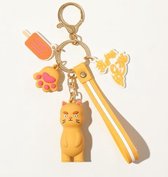 JOYROOM FM-Y01 ADOONGA Cat Style sleutelhangerdecoratie (oranje)