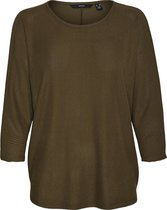 Vero Moda VMFANNIE LS TOP JRS GA BF Dames T-Shirt  - Maat L