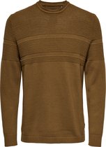ONLY & SONS ONSBACE LS CREW KNIT Heren Trui - Maat S