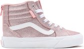Vans MY Filmore Hi Zip Meisjes Sneakers - Pink/White - Maat 31