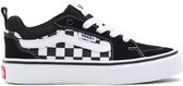 Vans YT Filmore Jongens Sneakers - Black/White - Maat 34