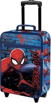 Marvel Handbagagetrolley Spider-man 33 Liter Blauw/rood