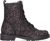 Kipling Fernanda Om Veterboots - Laarzen Met Veters - Meisjes - Zwart - Maat 33