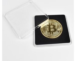 Bicoin munt - Premium doos - Crypto - Cryptocurrency - Cryptovaluta - Munt - Wallet - Cadeau - bitcoin