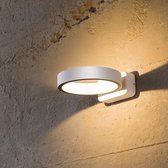 Wandlamp Nimbus Wit - LED 7W 2700K 770lm - IP20 - Dimbaar > wandlamp binnen wit | wandlamp wit | wandlamp hal wit | wandlamp woonkamer wit | wandlamp slaapkamer wit | muurlamp wit | led lamp 