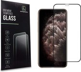 Smartphonica iPhone 11 Pro Max full cover tempered  glass screenprotector van gehard glas met afgeronde hoeken