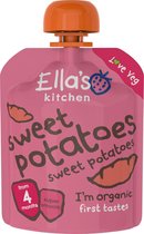 7x Ella's kitchen Knijpzakje 4+ m Zoete Aardappel 70 gr