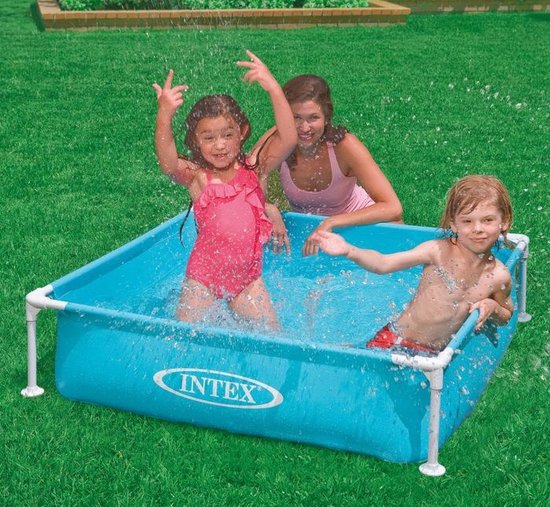 Intex Mini Frame Pool - Opzetzwembad - 122 x 122 x 30 cm - Intex
