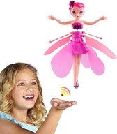 Viatel Zelf Zwevende fee, Crystal Flyers magische vliegende Rood Pixie een fantastisch speelgoed voor jonge kinderen, geweldig cadeau voor meisjes. interactief speelgoed