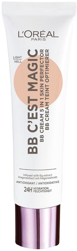 Hydraterende Crème met Kleur 02 Light L'Oreal Make Up Magic Bb Claro Spf 10 30 ml
